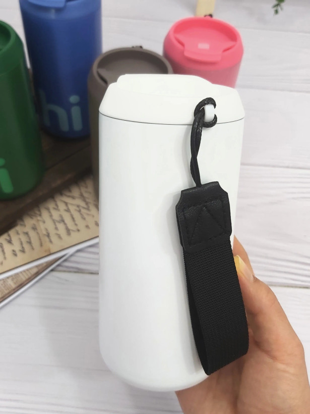 بند پارچه ای مچی تراول ماگ دو جداره hi