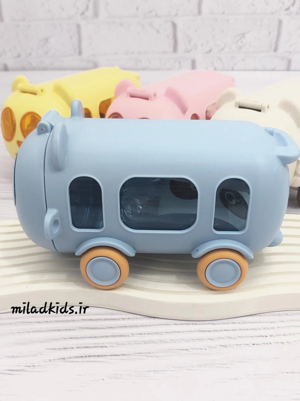 قمقمه فانتزی کودک مینی بوسی طرح پاندا رنگ آبی