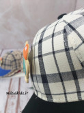 عروسک تدی برجسته متحرک کلاه بچگانه بیسبالی (کپ) از نمای نیمرخ