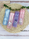ست قاشق چنگال بچگانه استیل دسته عروسکی طرح کرومی ملودی کیتی و سینامورول ( سانریو sanrio) درون جعبه