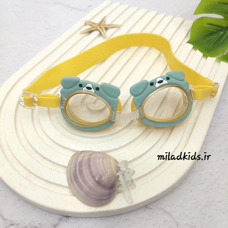 عینک شنای کودک SAINTEVE ضدمه با محافظ UV طرح فانتزی خرس