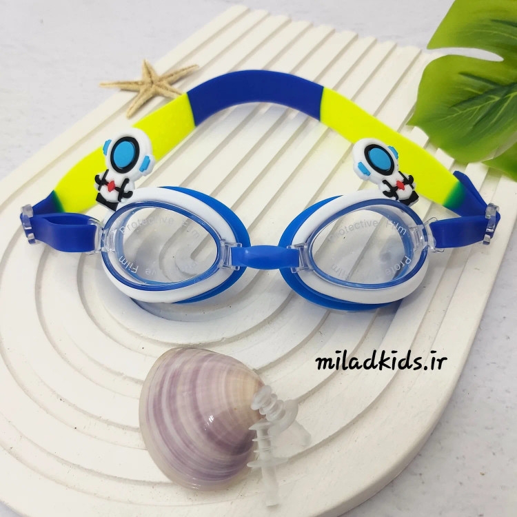 عینک شنای بچگانه SAINTEVE ضدبخار با محافظ یو وی طرح فانتزی فضانورد