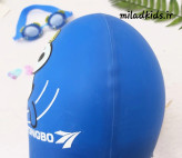 نمای نیمرخ کلاه شنا بچگانه سیلیکونی یونگبو (YONGBO)