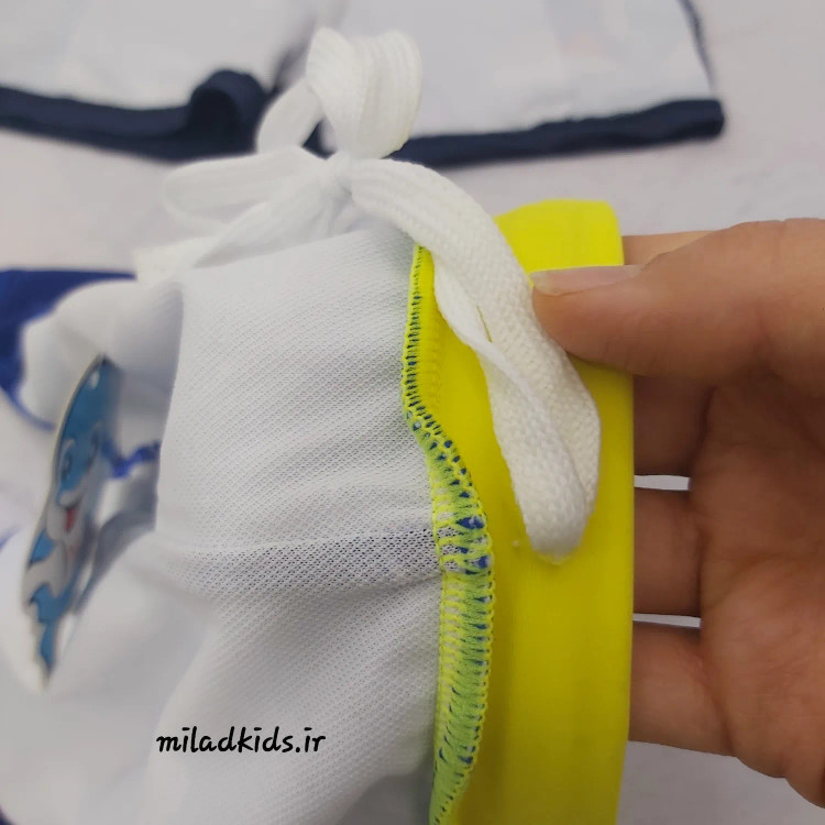 بند کمر قابل تنظیم مایو شنا پسرانه پادار کلاه دار