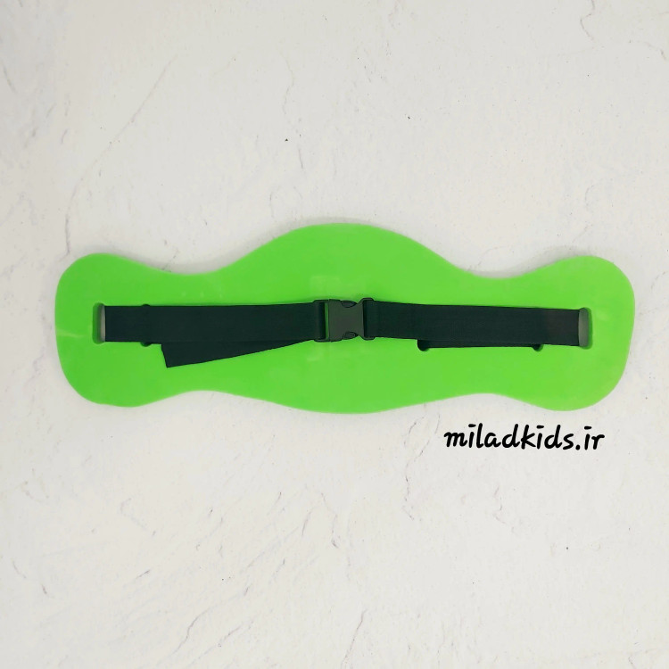 کمربند شنا فومی با قفل سگکی رنگ سبز