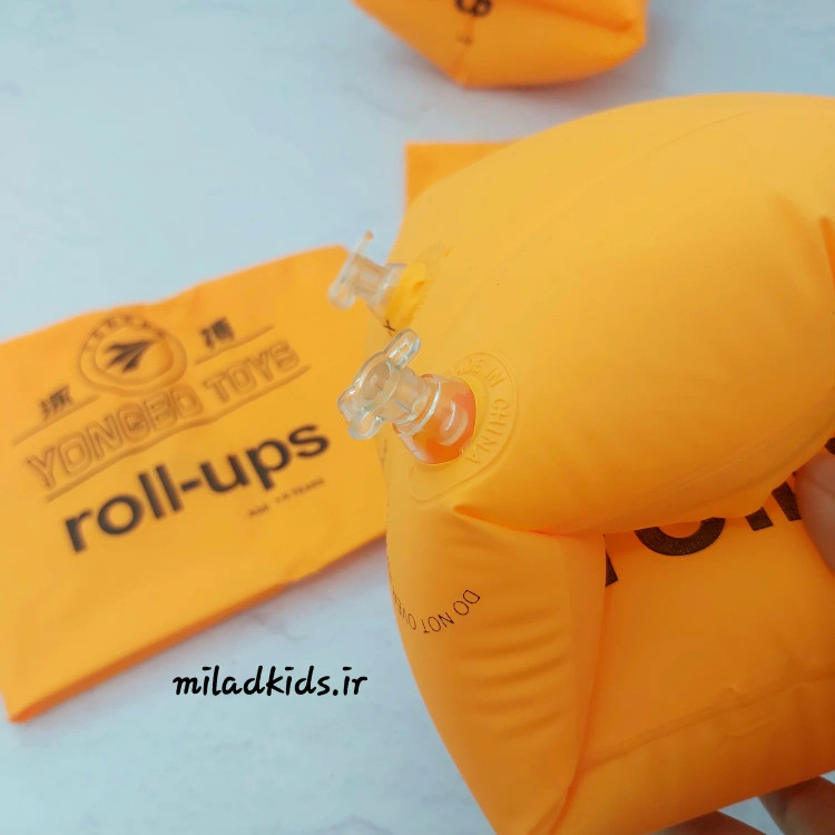 دو دریچه باد بازوبند شنا بادی یونگبو رنگ نارنجی