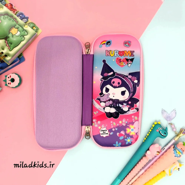 جامدادی بچه گانه فانتزی نیمه تبلتی طرح برجسته کرومی