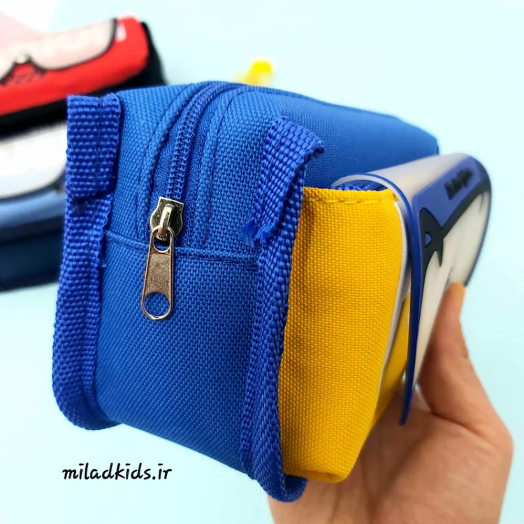 زیپ بزرگ جامدادی فانتزی طرح عینک