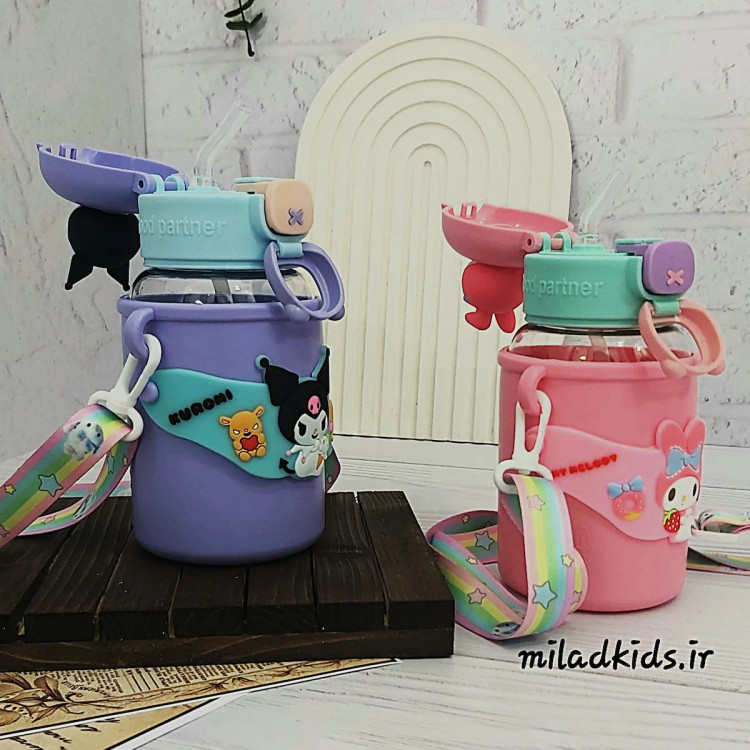 لبی نی نوش قمقمه بچگانه کمربندی کرومی و ملودی