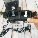 درب واشر دار و نی نوش و آسان نوش قمقمه بچگانه دو مخزنی کرومی طرح نایس کول