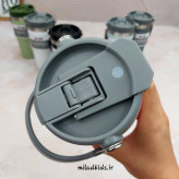 لبی نی نوش و آسان نوش تراول ماگ طرح استنلی دو جداره AMSZM