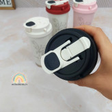 تراول ماگ دماسنج دار وارداتی دو حالته lovely and flowers