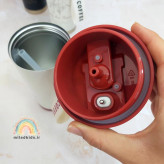 درب واشر دار تراول ماگ درجه دار دو حالته وارداتی رنگ زرشکی