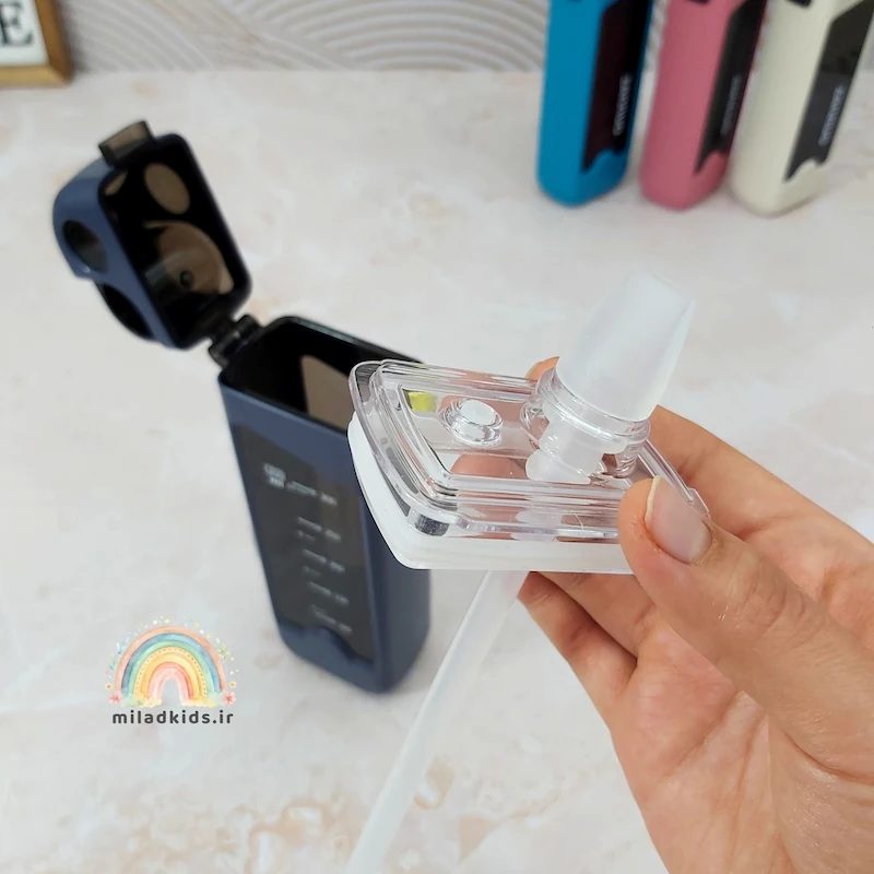 درب واشر دار قمقمه پینترستی نی دار برند zannuo حجم 350 میلی لیتر