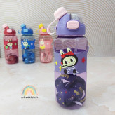 قمقمه فانتزی لبوبو رنگ بنفش دو حالته نی نوش و آسان نوش