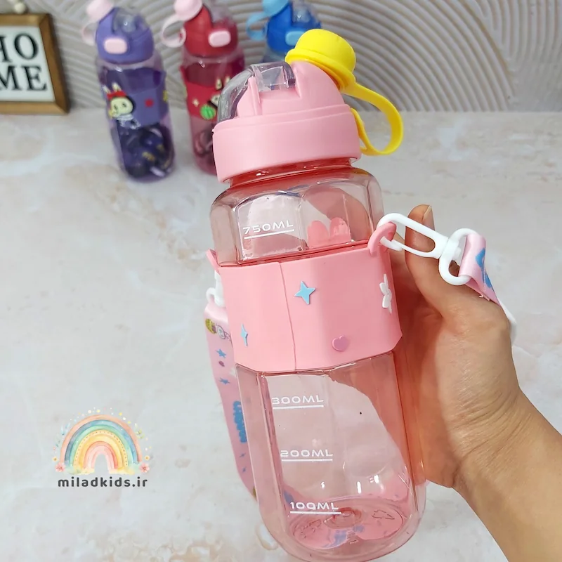 نمای پشت قمقمه لبلبو حجم 750 میلی لیتر