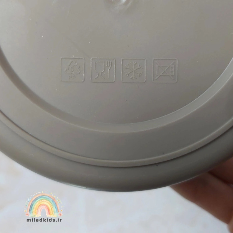 بدنه از جنس پروپیلن و فریزری ظرف غذا 2 عددی دسته دار برند لانچ باکس