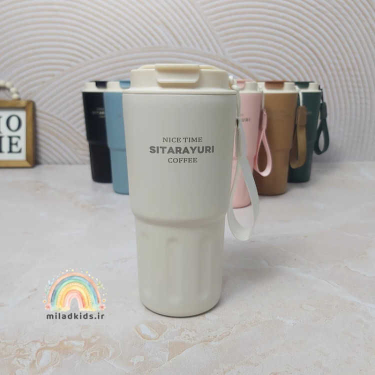 تراول ماگ سیتارایوری SITARAYURI مدل ZF-006 بند دار 600 میل