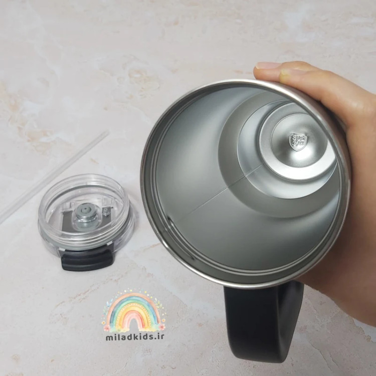 استیل دو جداره 304 تراول ماگ پینترستی دو حالته 900 میل SITARAYURI